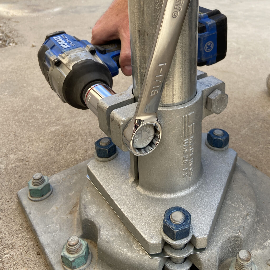 TxDOT-approved one-piece sign clamp for breakaway sign posts and triangular slip base systems. Faster installs, fewer parts, built for Texas roadway compliance.