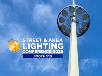 Race Rock at IES SALC 2026 in Phoenix, November 8–11, Booth 510, featuring Transportation and Lighting solutions.