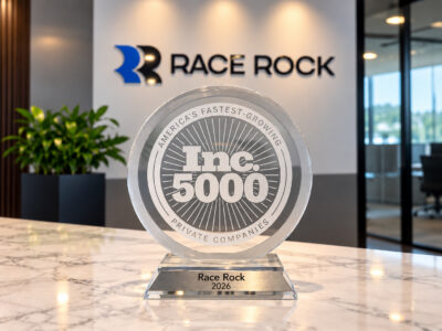 Race Rock 2026 Inc. 5000 award recognizing the company as one of America’s fastest-growing private companies.